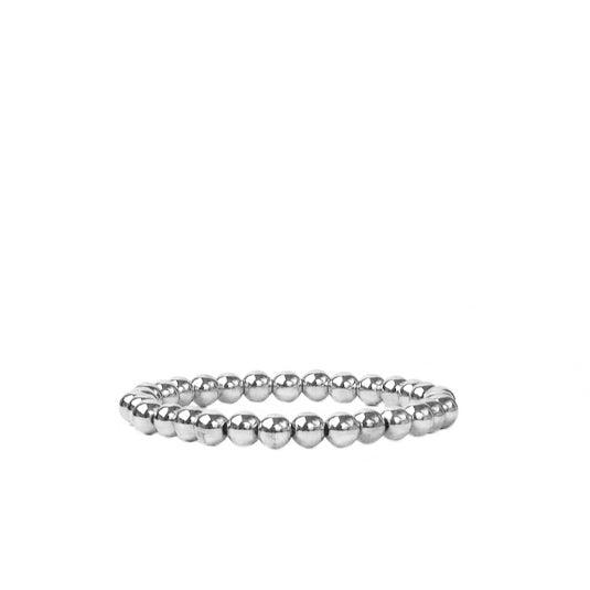 Beaded Brass Ball Bracelet