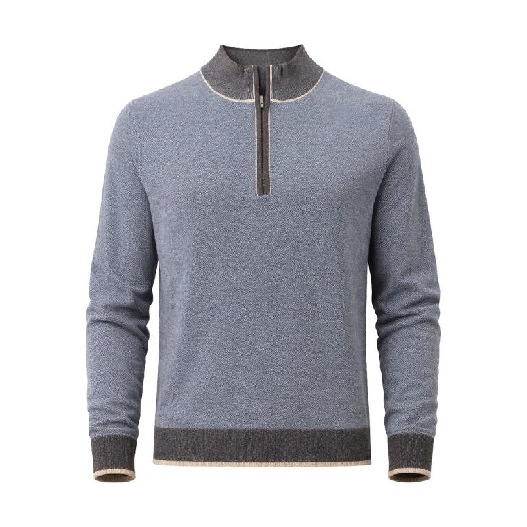 Birdseye 1/4 Zip Sweater