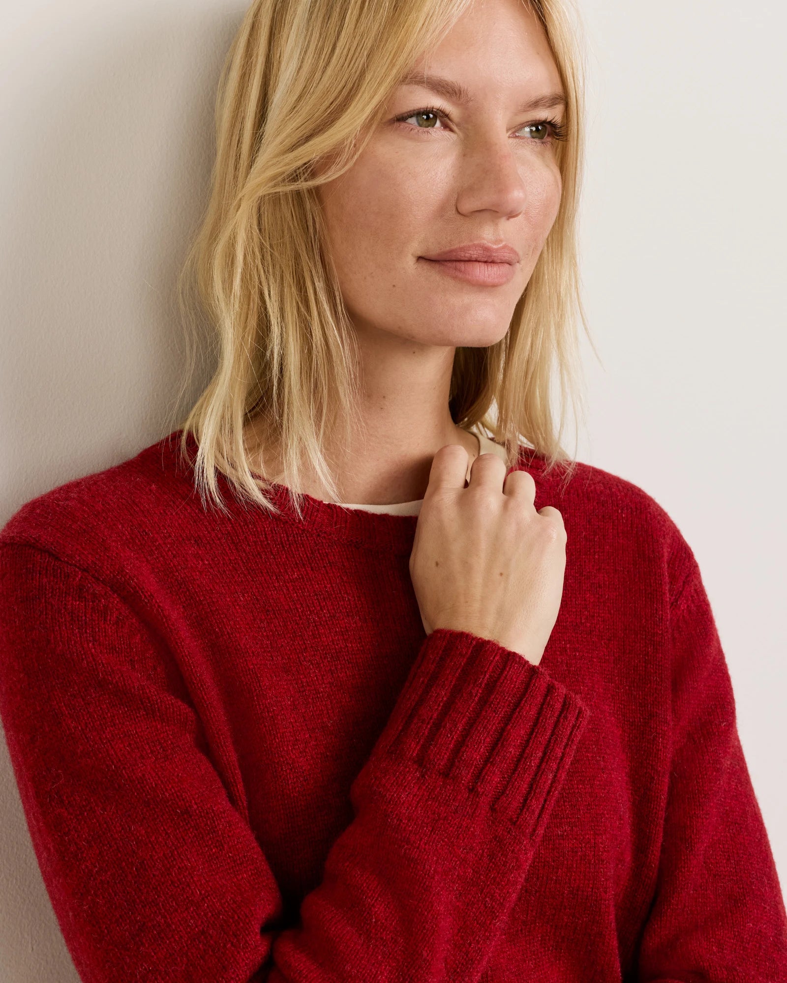 Shetland Collection Relaxed Crew Sweater