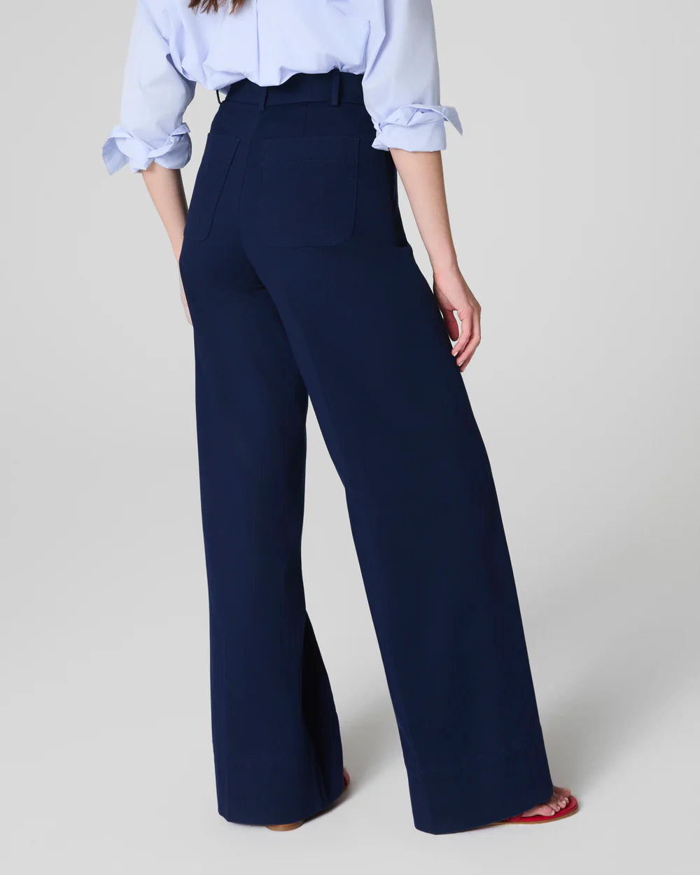 Stretch Twill Wide Leg
