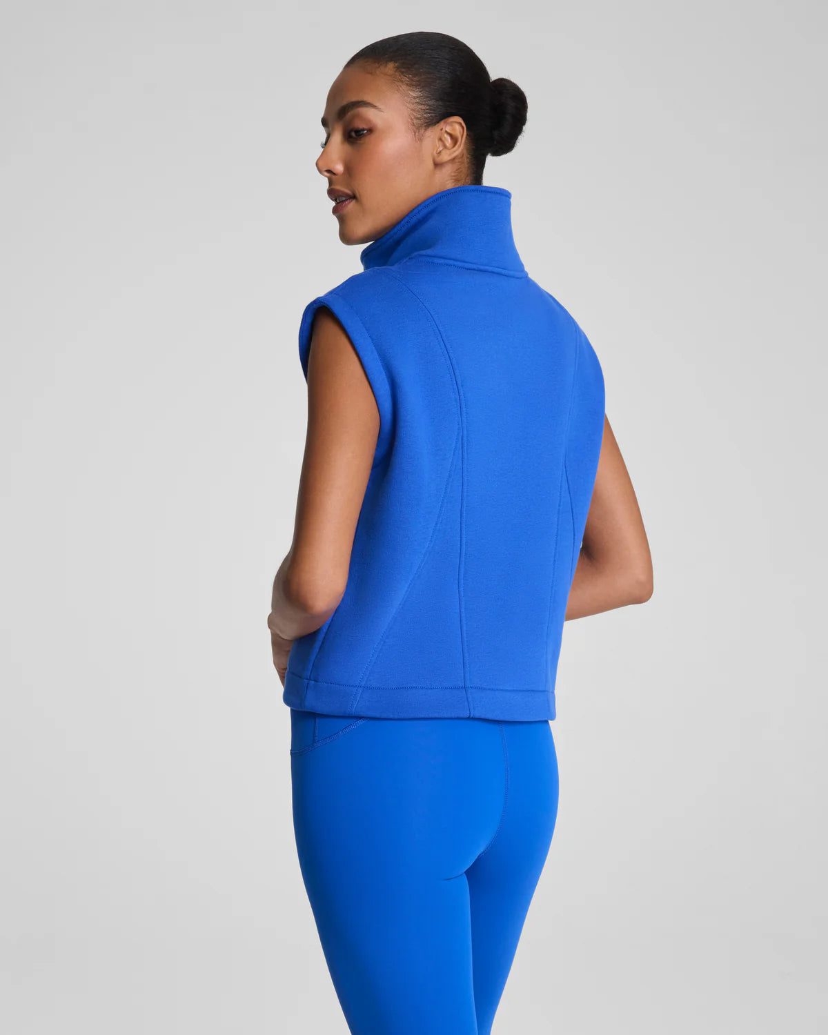 Spanx® Cotton Fleece Half Zip Vest