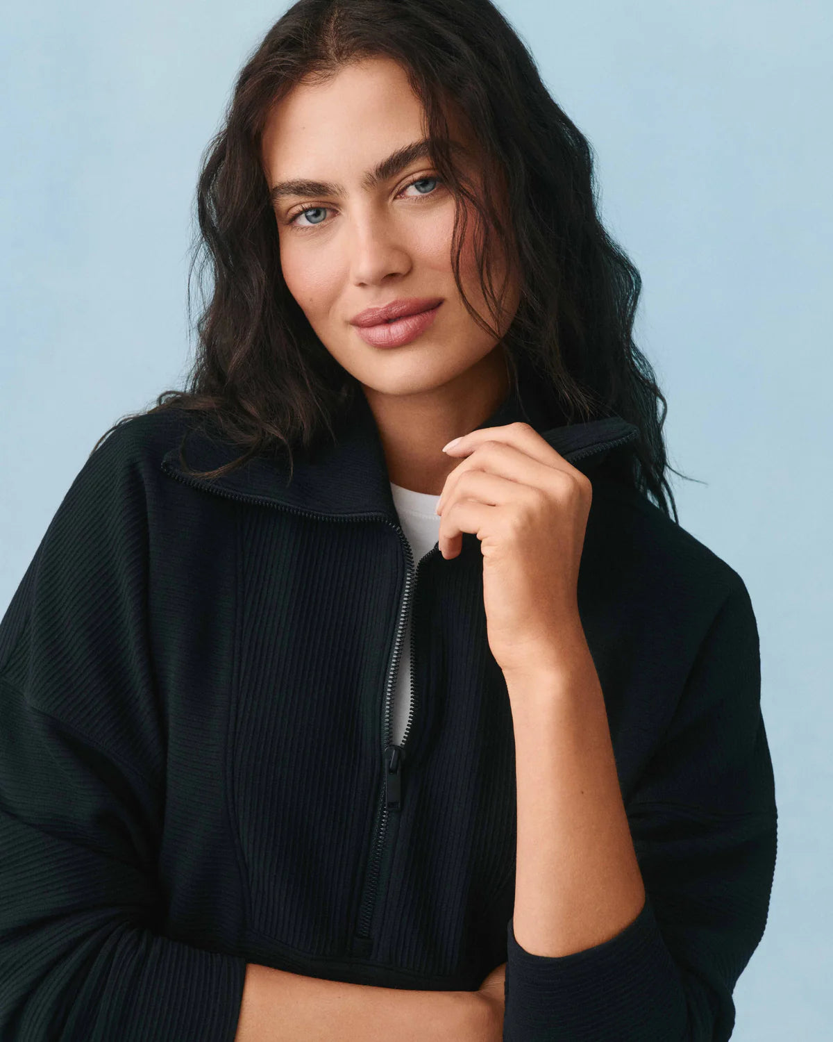 Airessentials® French Rib Half Zip