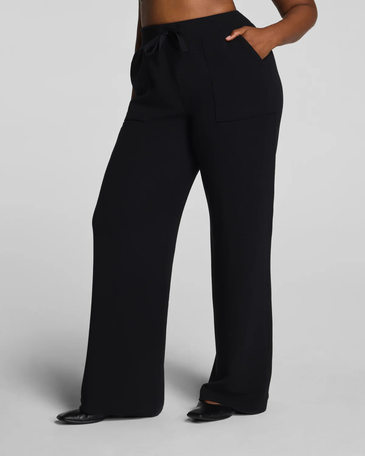Airessentials® French Rib Wide Leg Pant