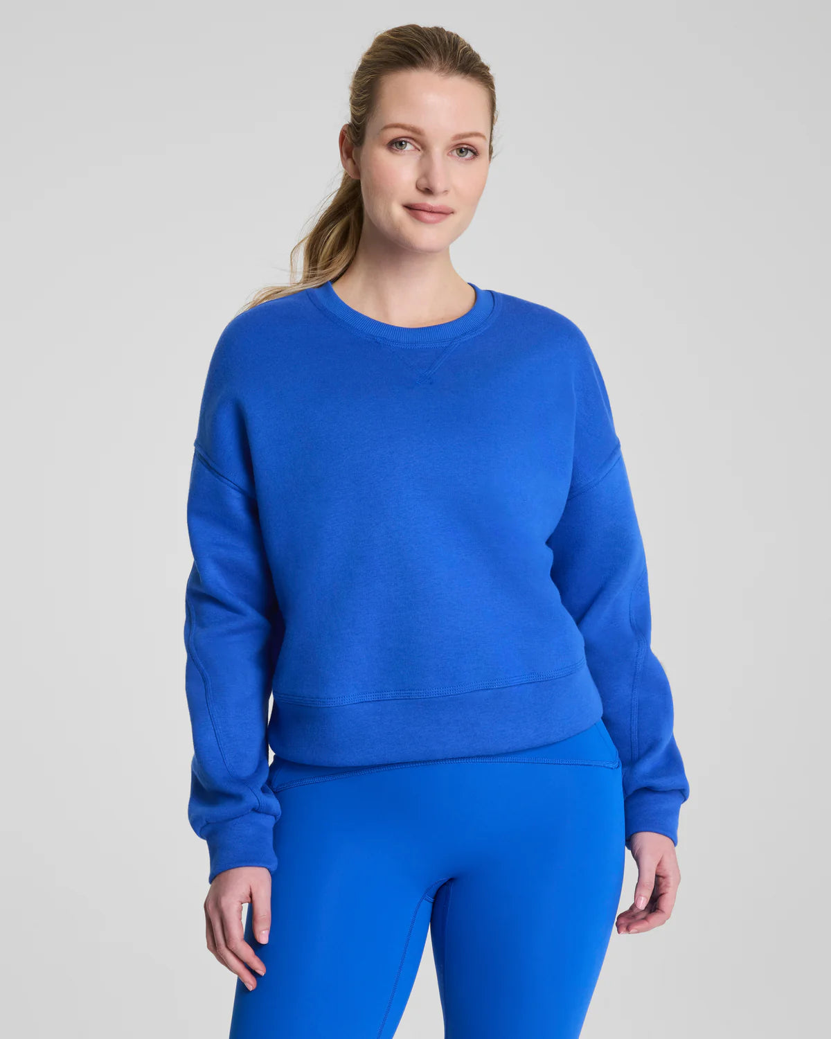 SPANX® Cotton Fleece Crewneck