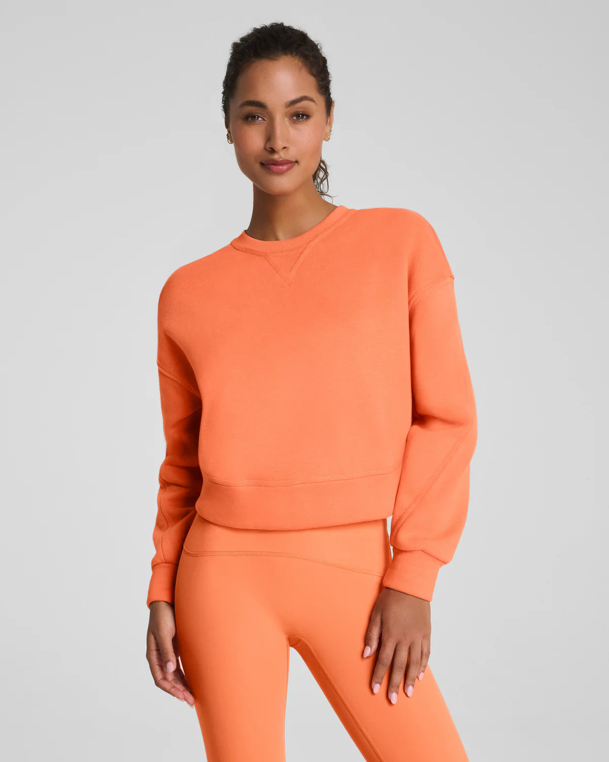 SPANX® Cotton Fleece Crewneck