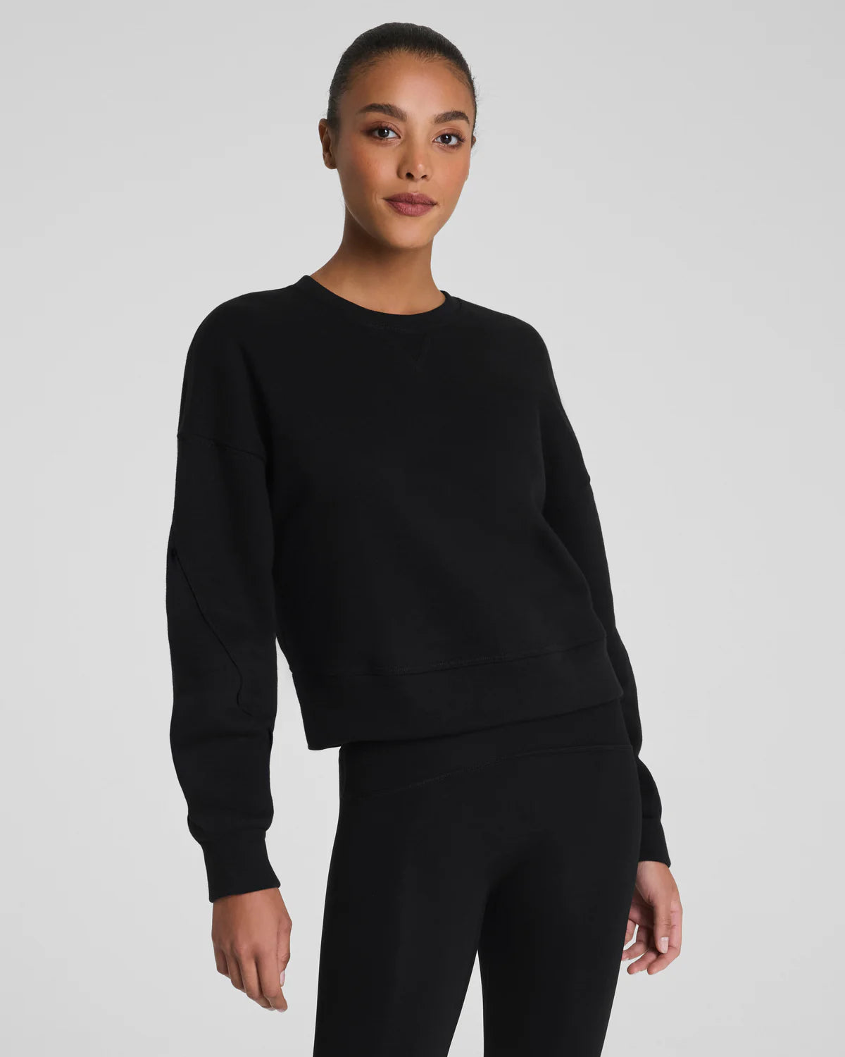 SPANX® Cotton Fleece Crewneck