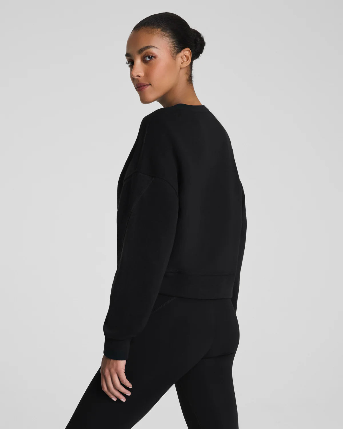 SPANX® Cotton Fleece Crewneck