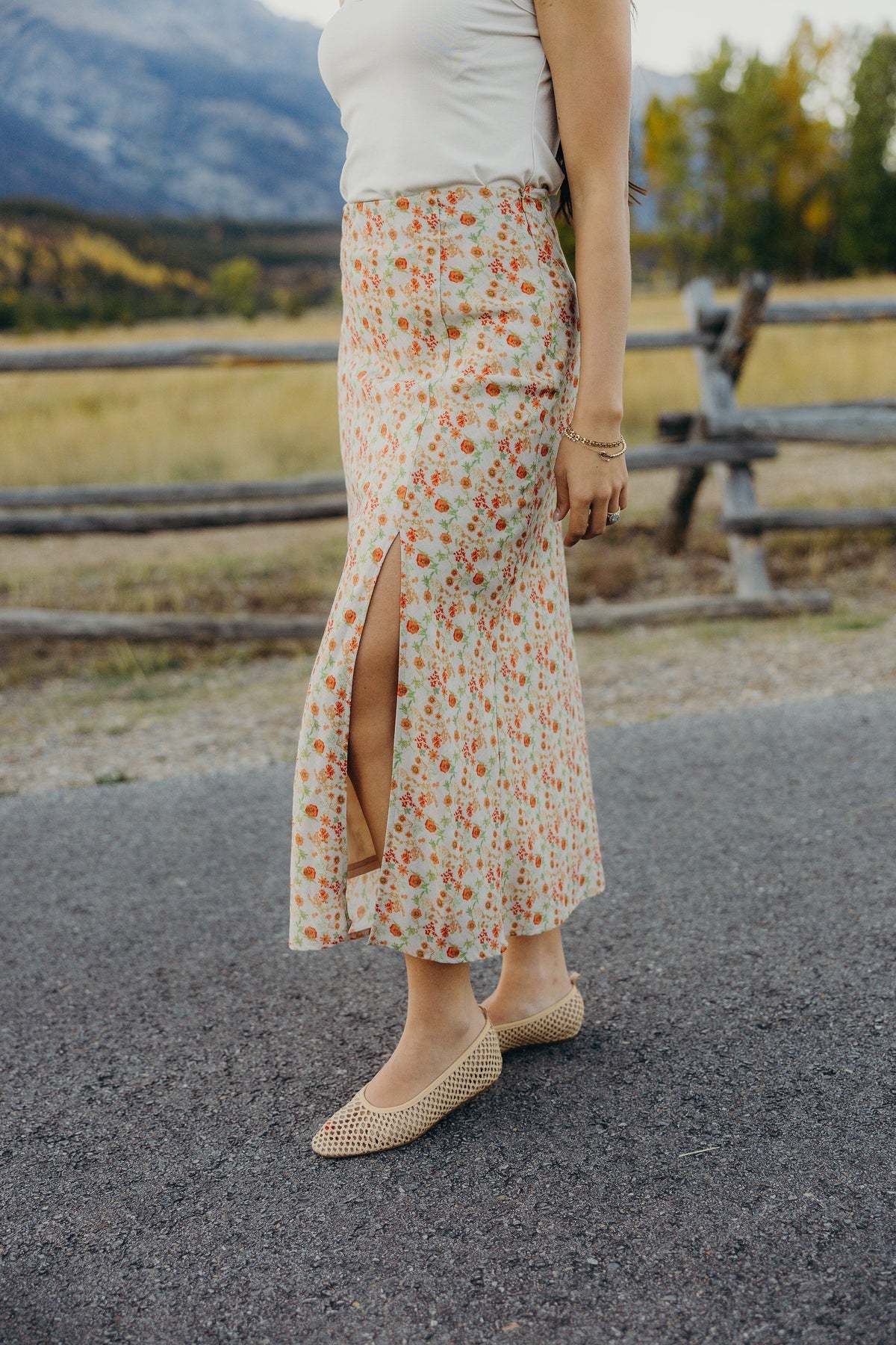 Bias Maxi Skirt