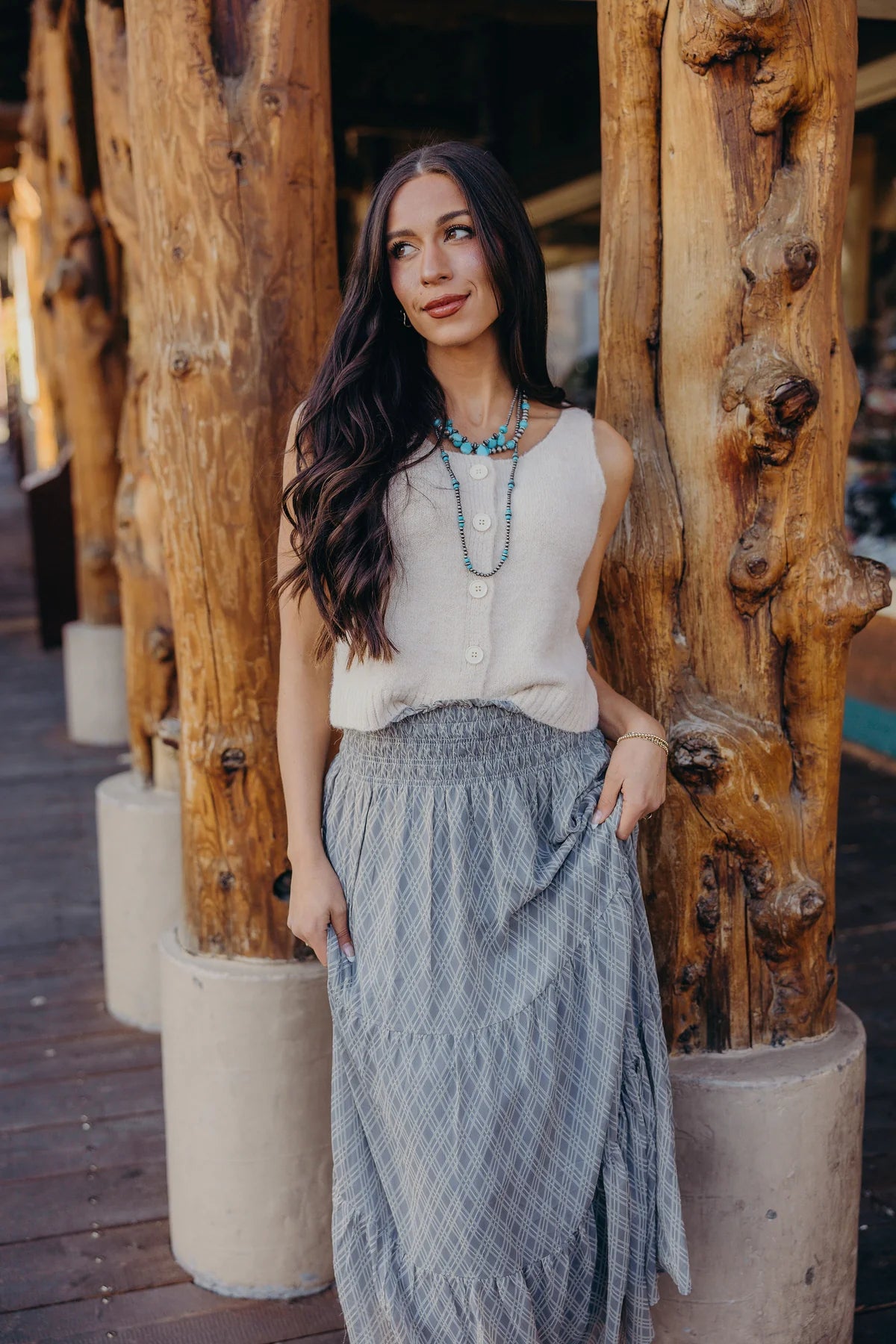 Button Sweater Vest