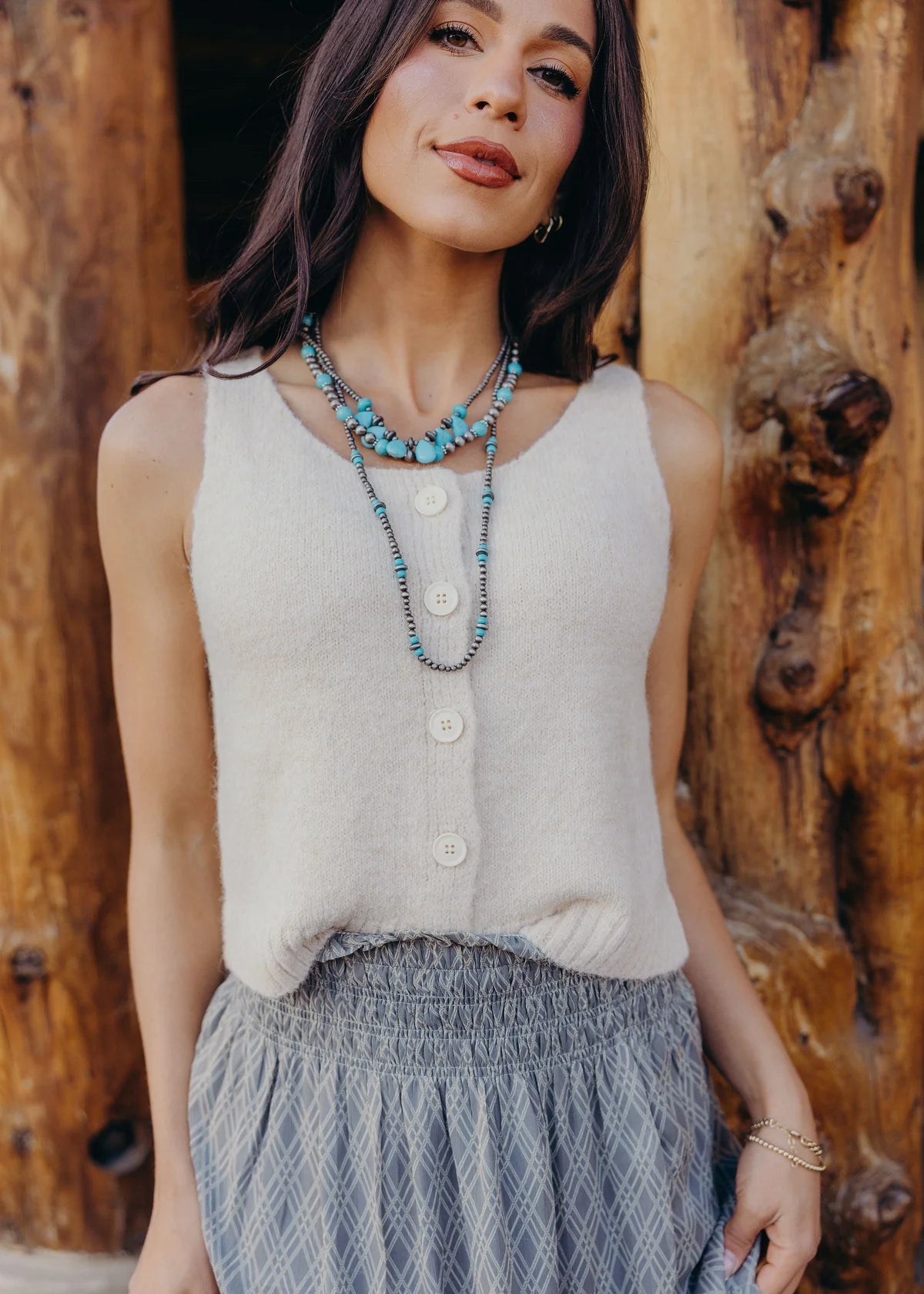 Button Sweater Vest