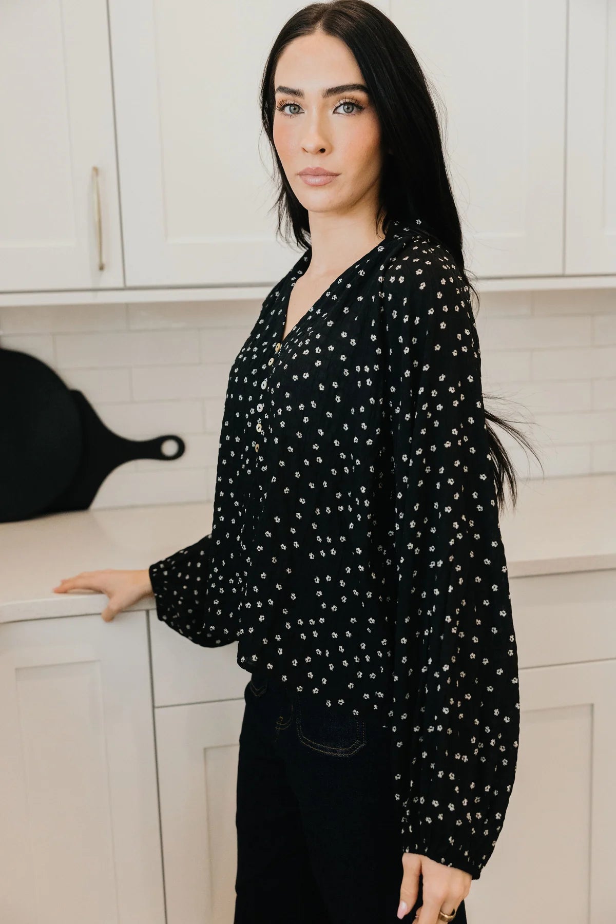 Boho Button Blouse