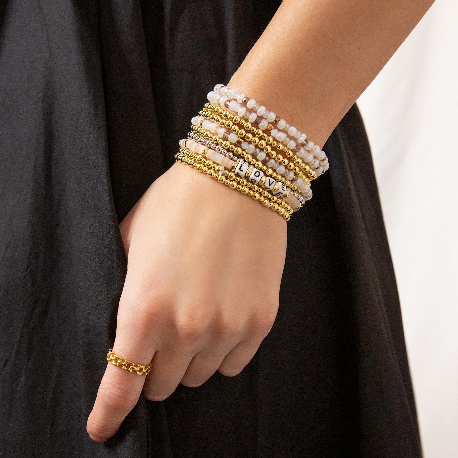 Brass Ball Bracelet