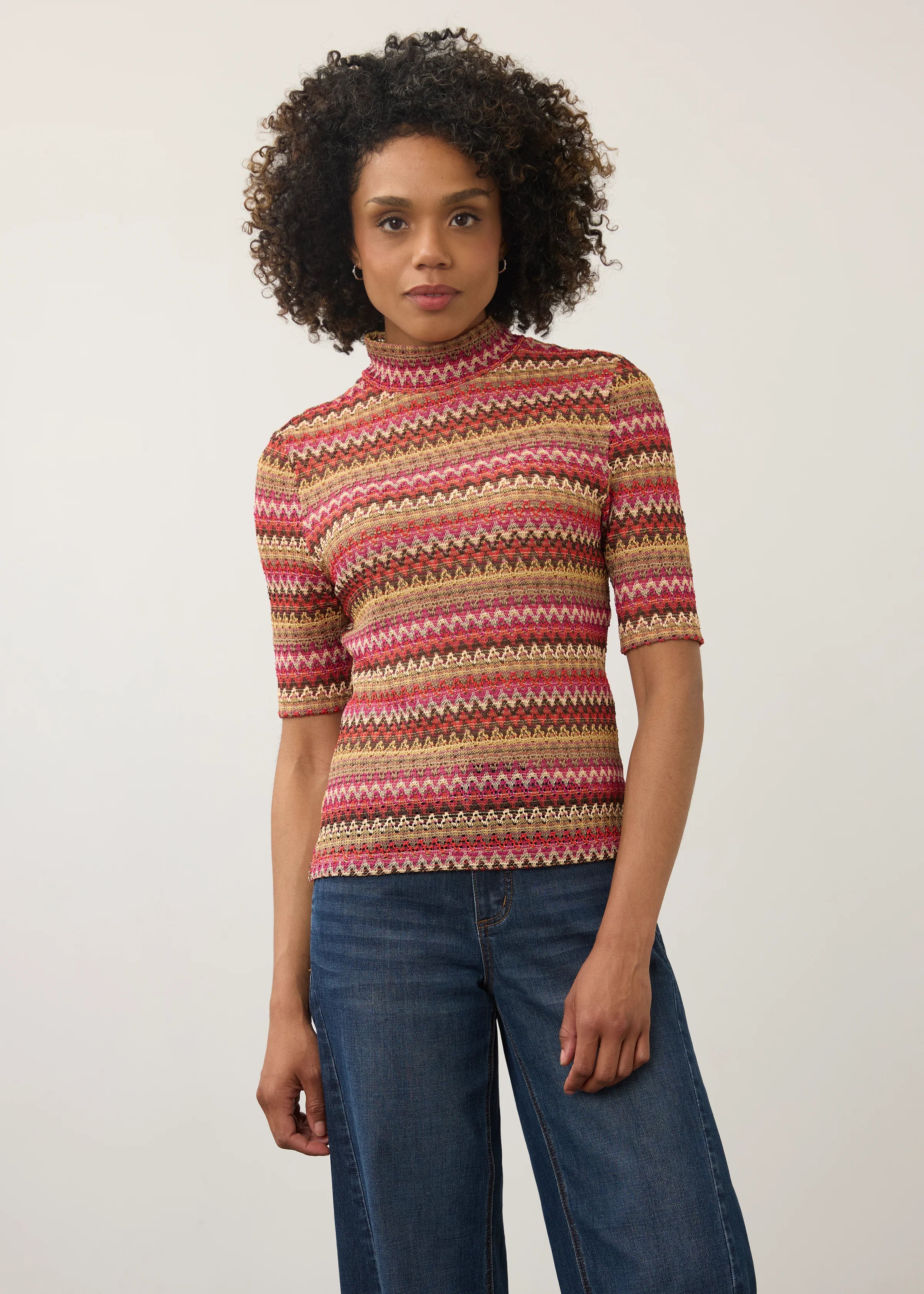 Mock Neck Top 3521192
