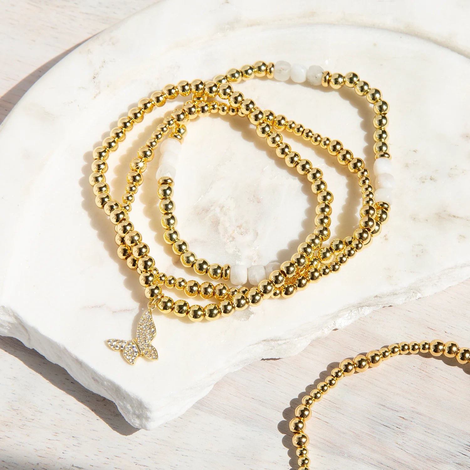 Patterned Ball Bracelet
