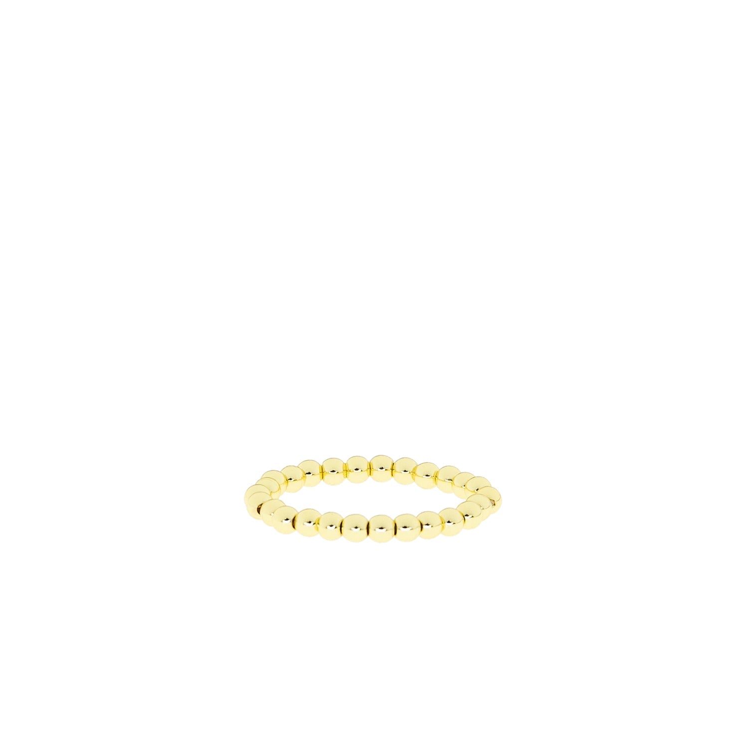Brass Ball Bead Stretch Ring