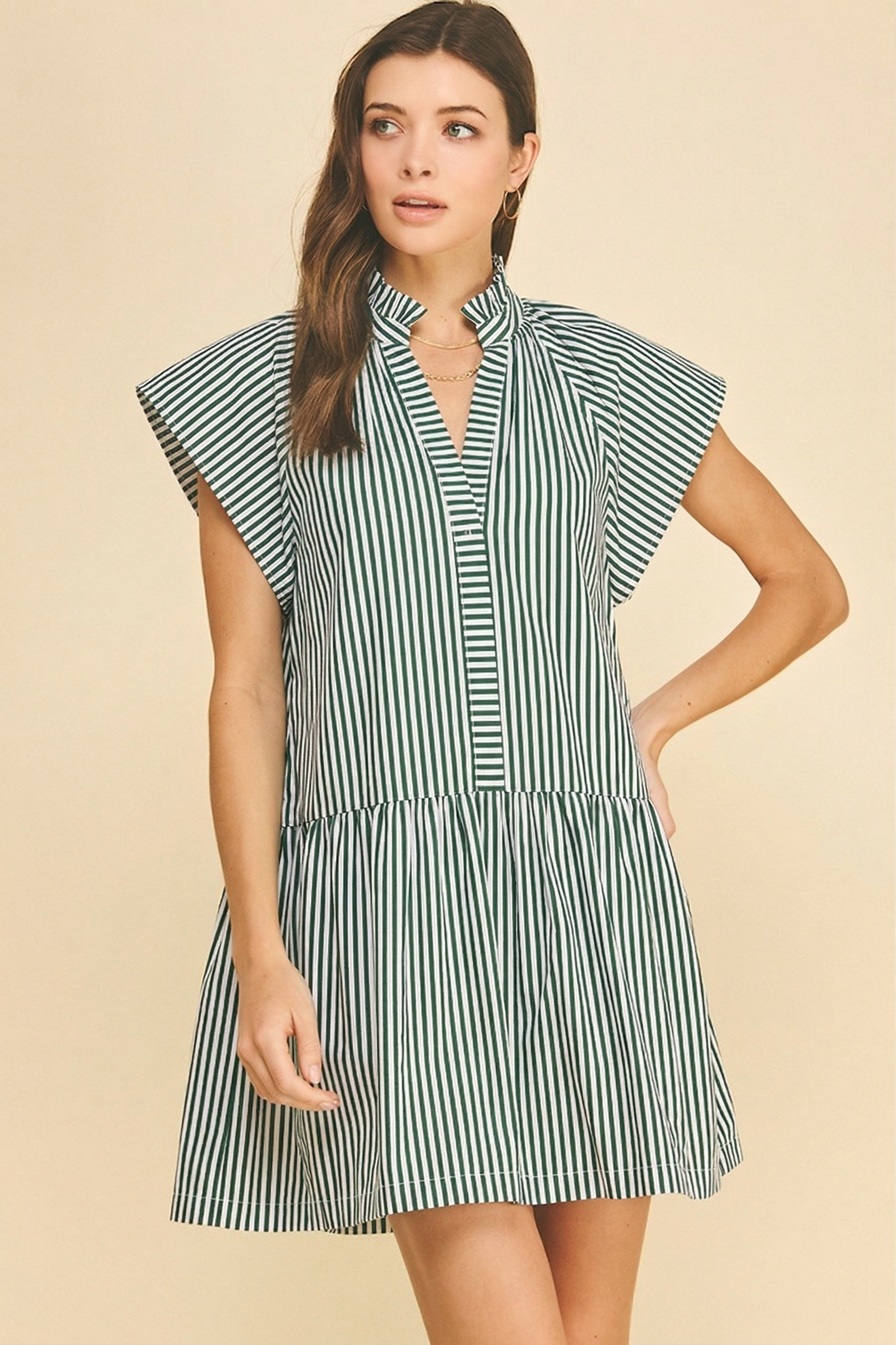 Striped Cotton Dress