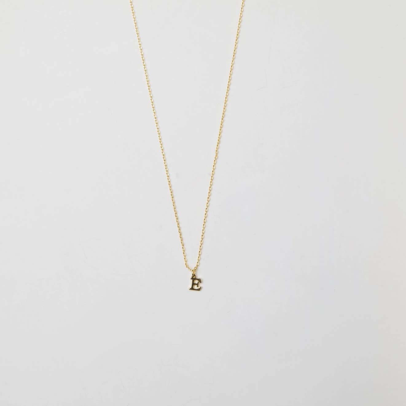 Waterproof Gold Dainty Love Initial Necklace
