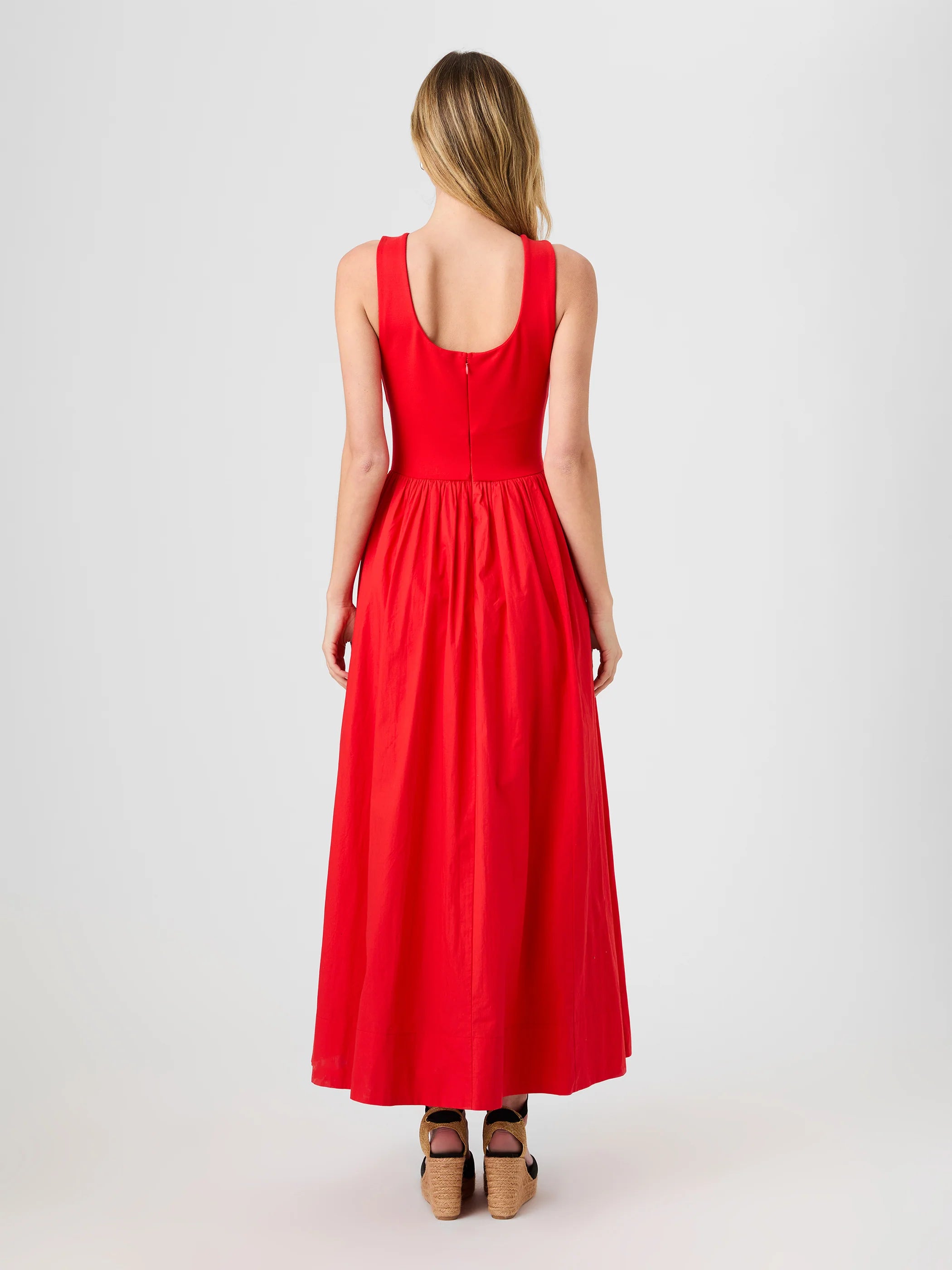 Jia Ponte Combo Maxi Dress