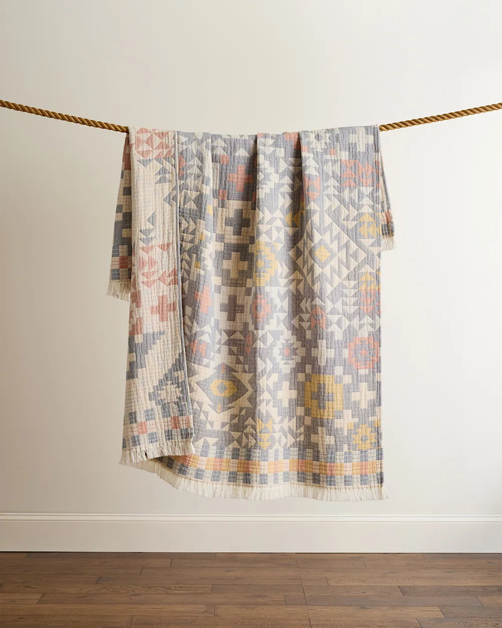 Fringed Cotton Throw