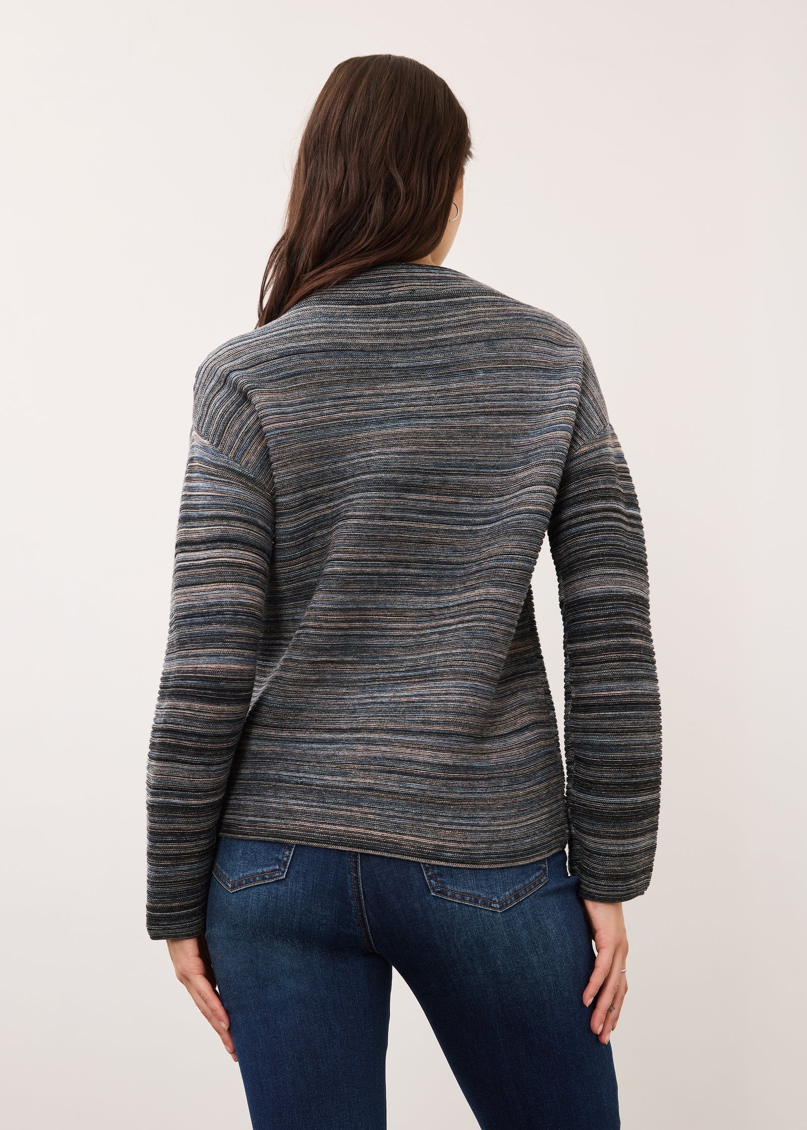Boat Neck Long Sleeve Sweater