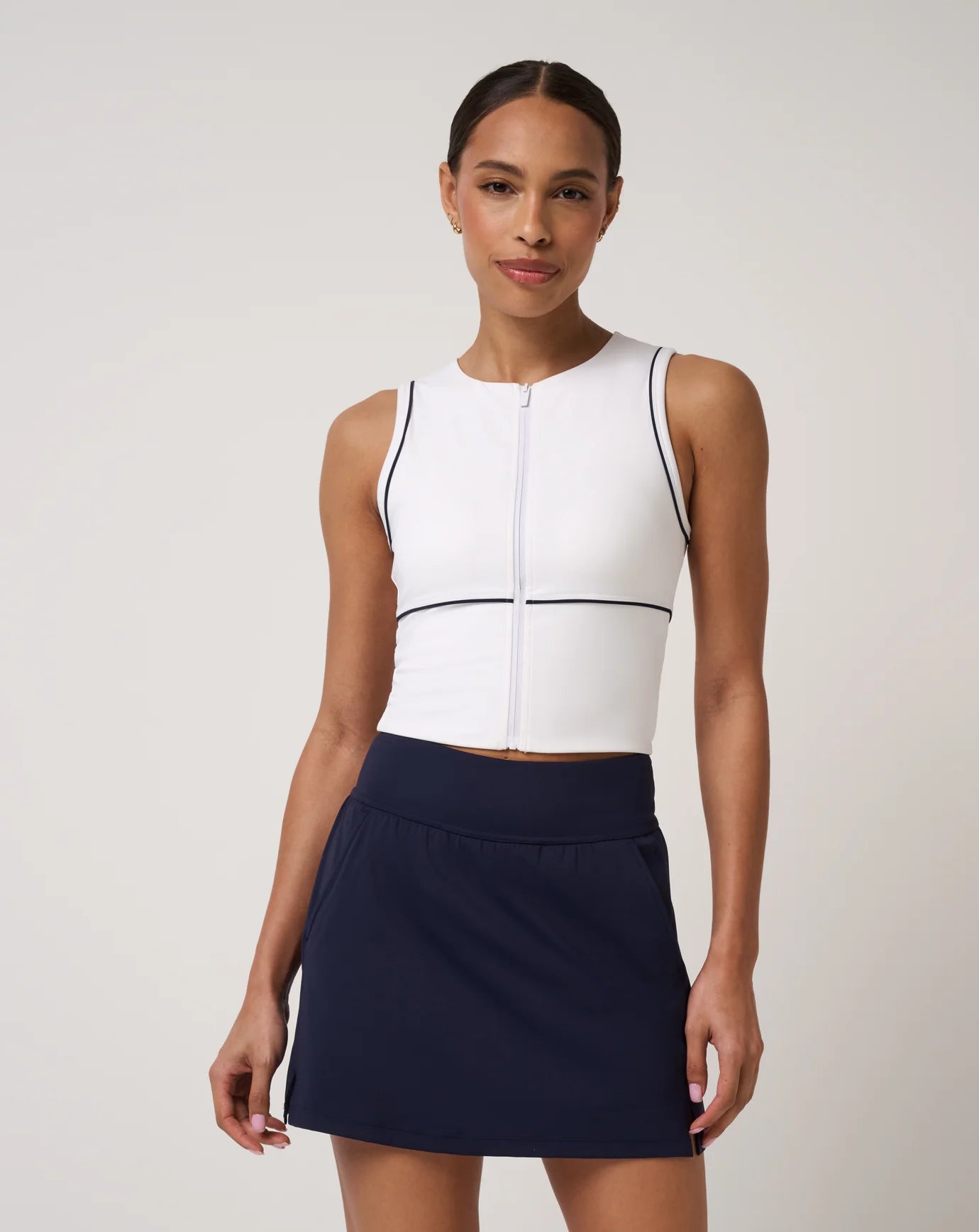 Moveknit Sunfire Zip Sport Top