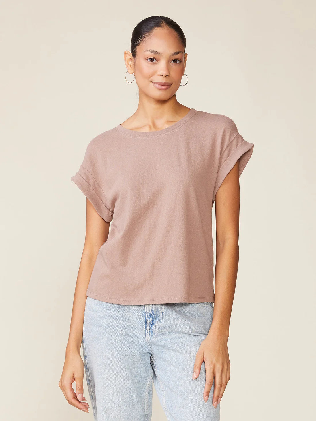 Linen Like SS Tee