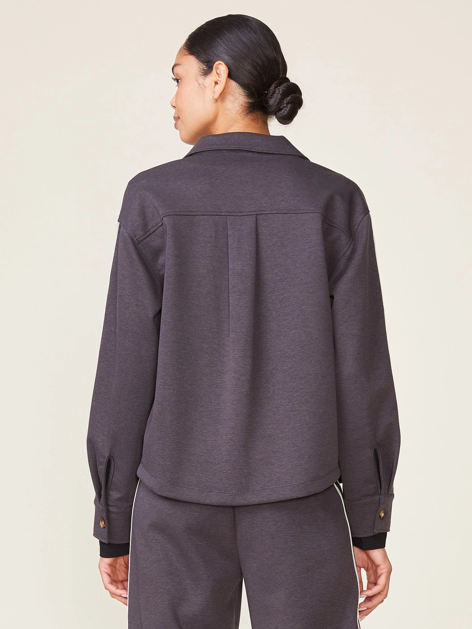 Fine Rib Scuba Shacket