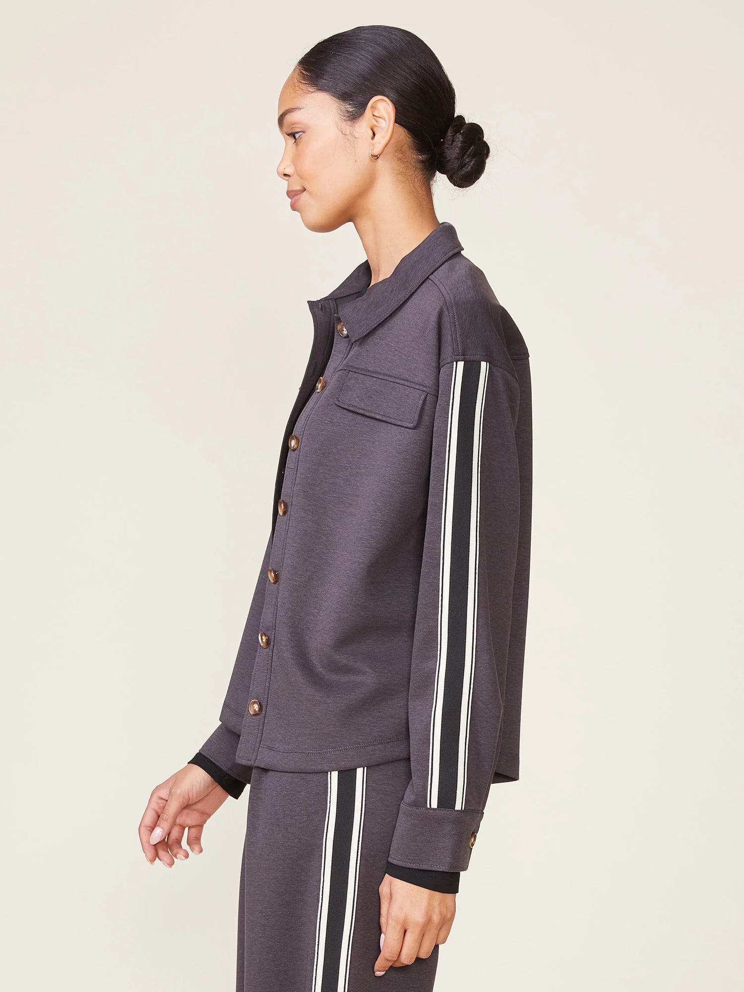 Fine Rib Scuba Shacket