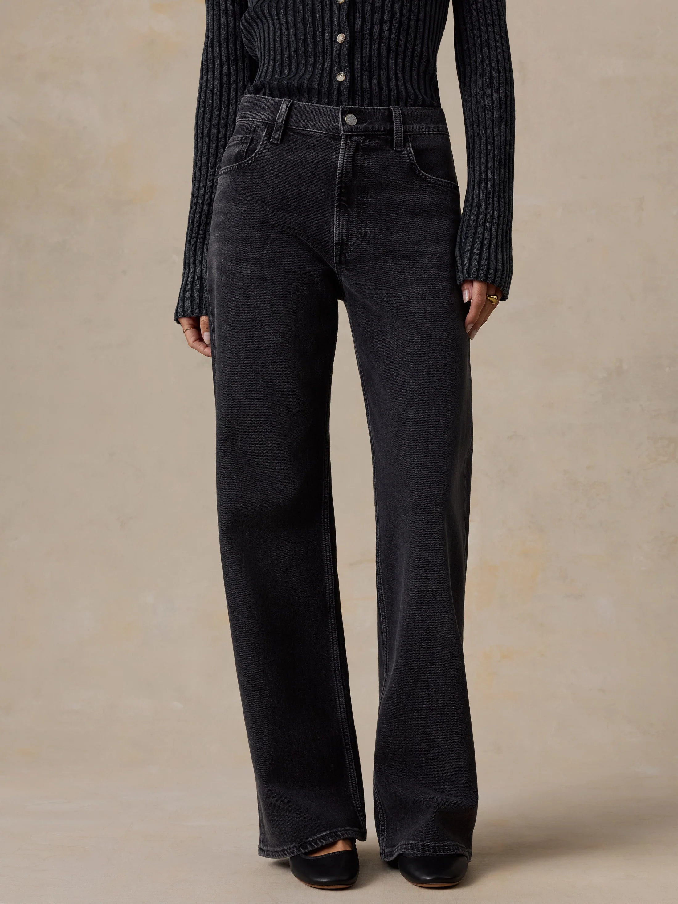 Organic Cotton Denim Wide Leg