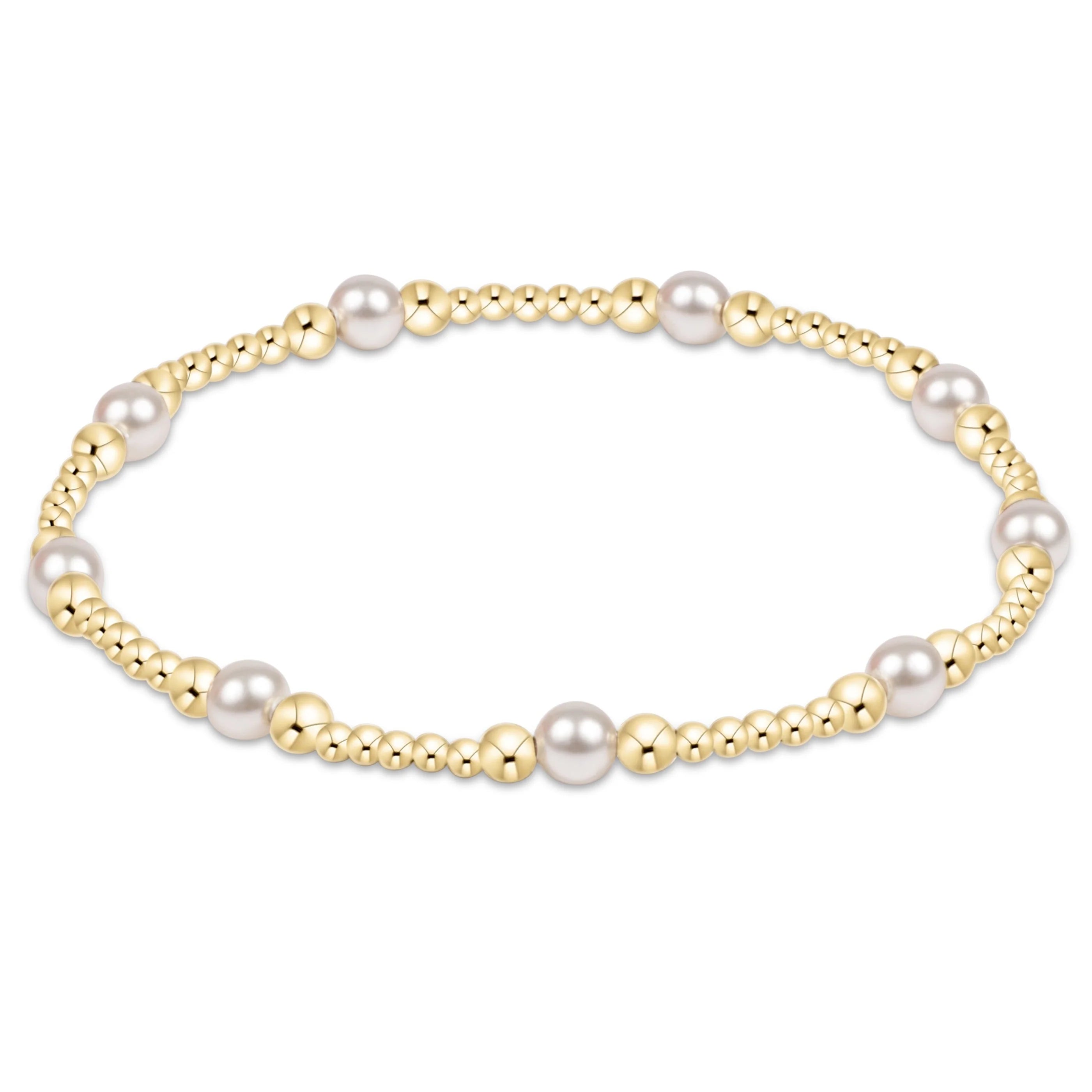 Classic Purpose Pattern 4mm Bead Bracelet