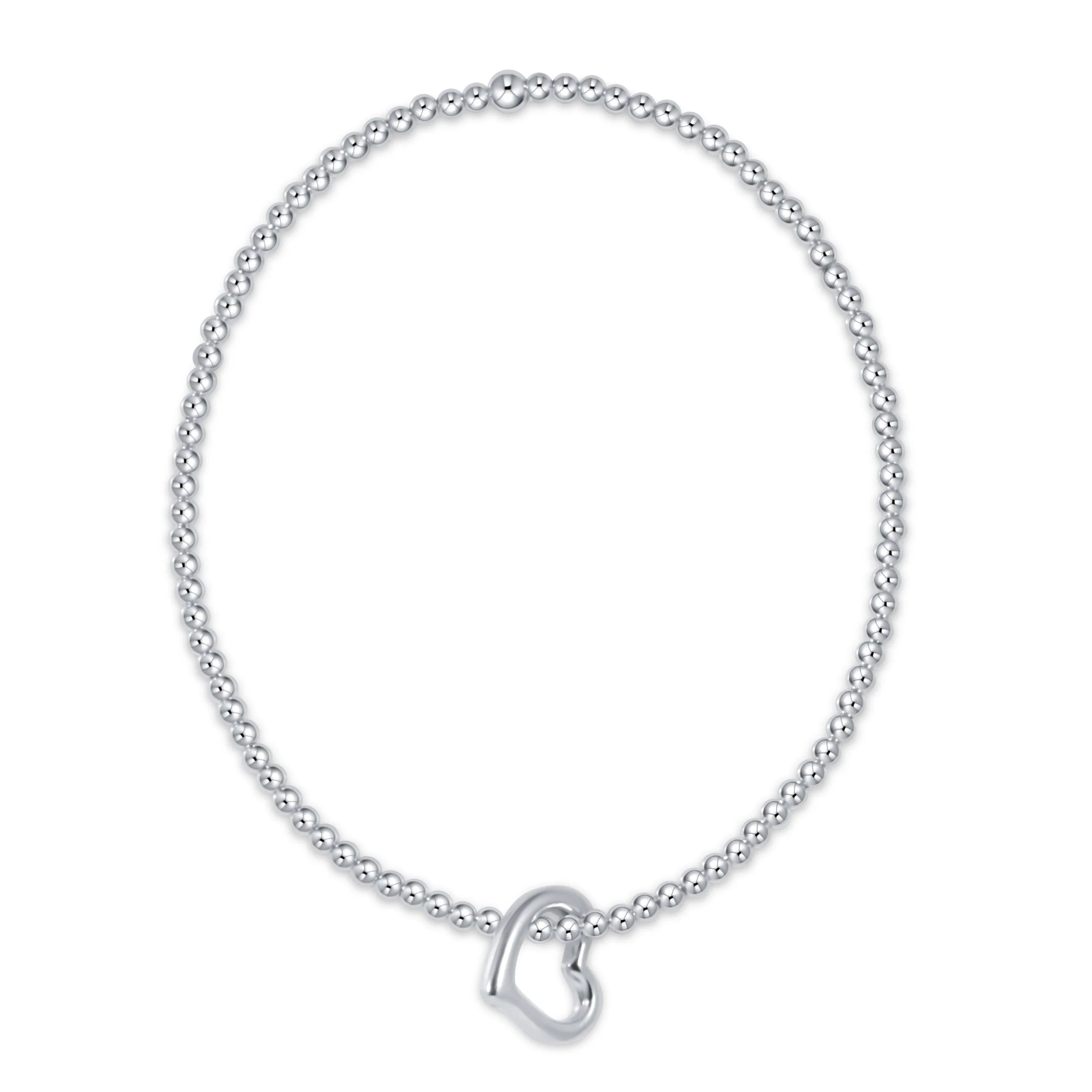 Classic Bead bracelet - Love Sterling Charm