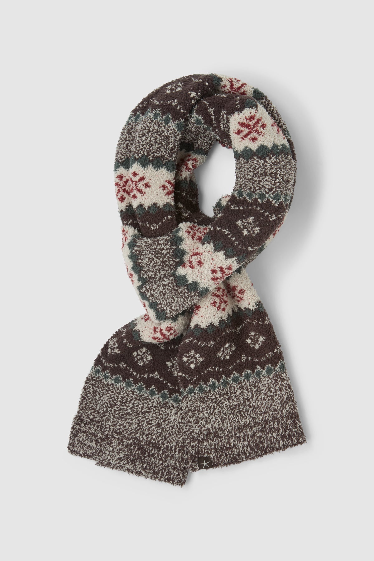 CozyChic Fair Isle Scarf