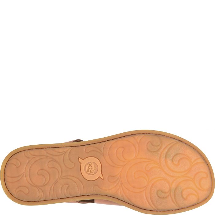 Imani Leather Flat Sandal