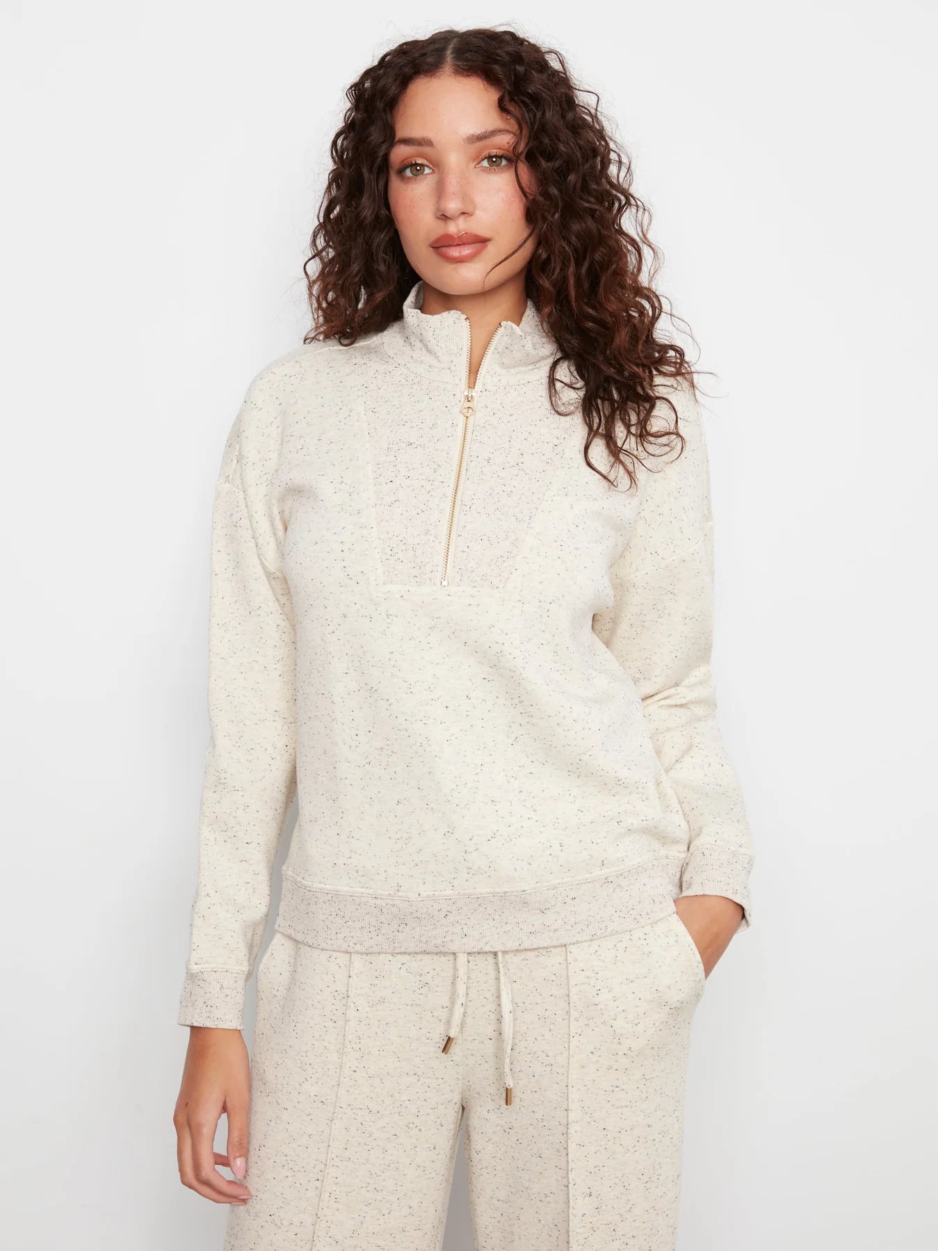 Soft Scuba L/S Half Zip Sweatshirt