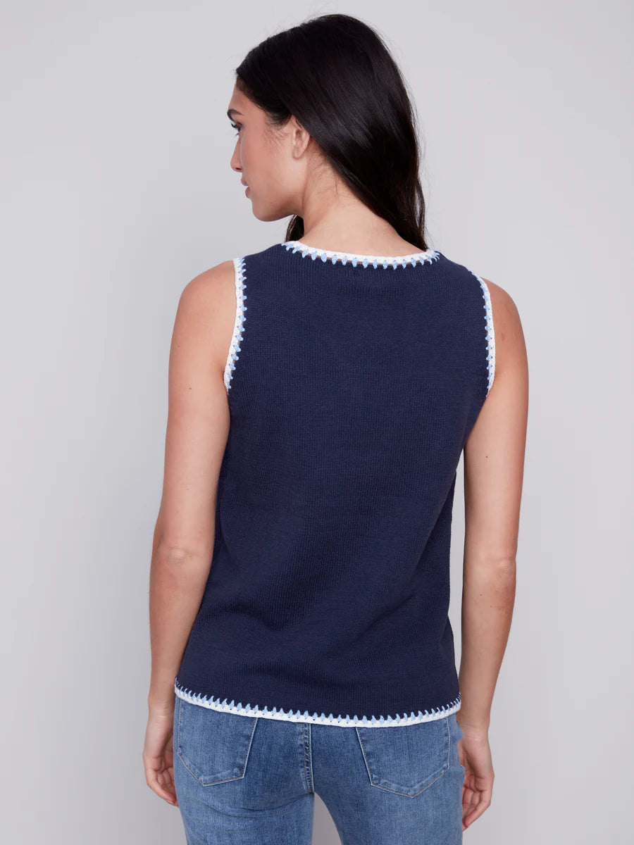 Interlock Knit Tank Top