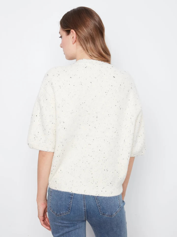 Elbow Sleeve Balloon Sweater
