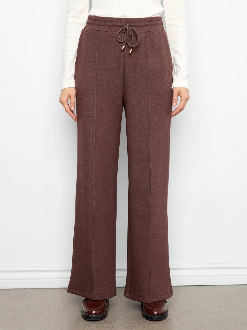 Wide Leg Pin Tuck Pants