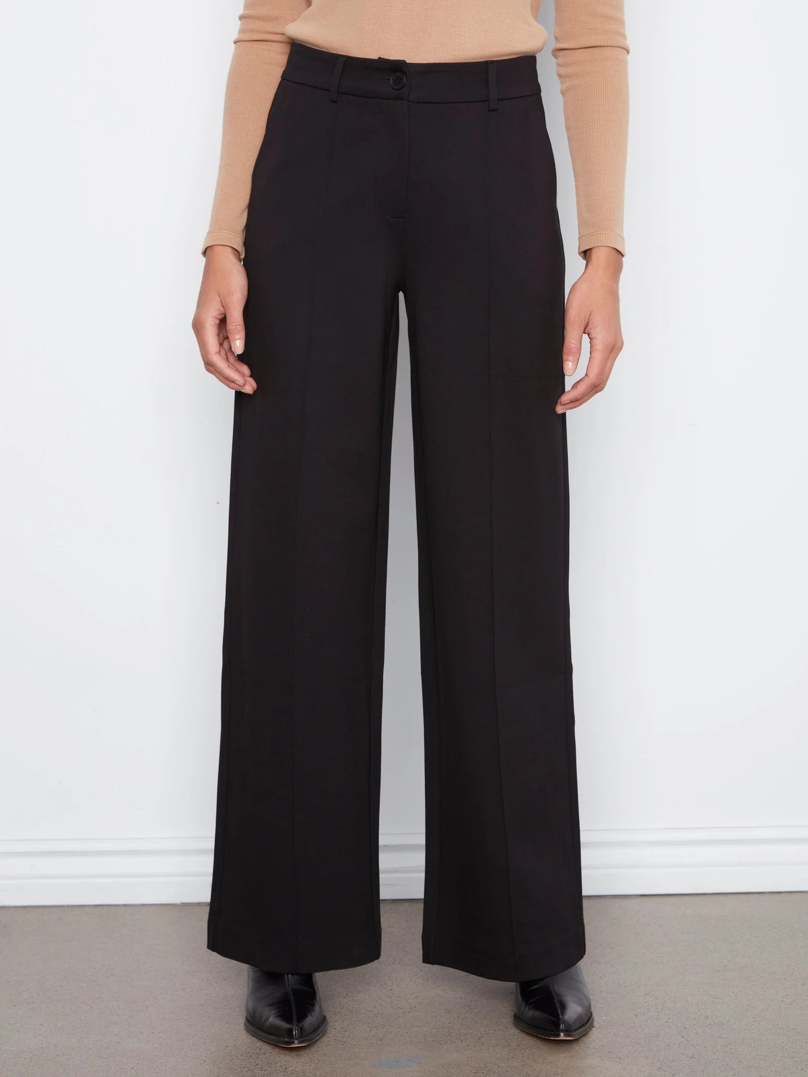 Solid PDR Wide Leg Pant