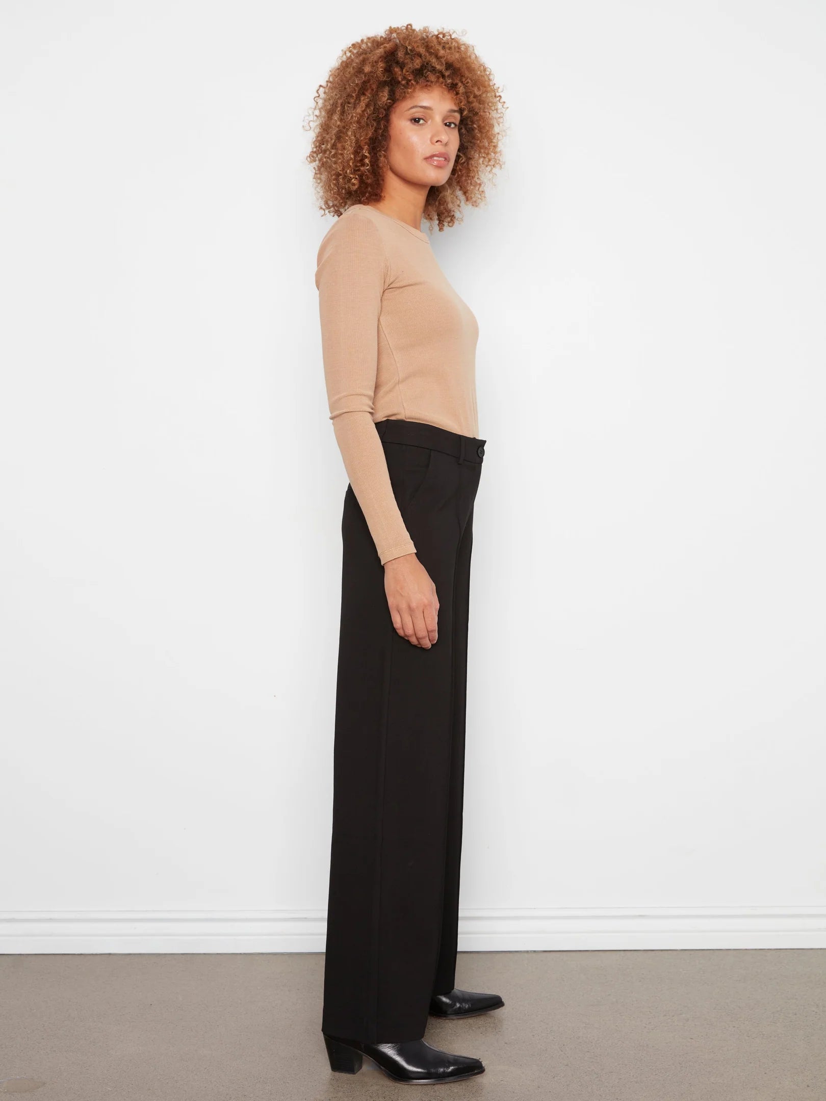 Solid PDR Wide Leg Pant