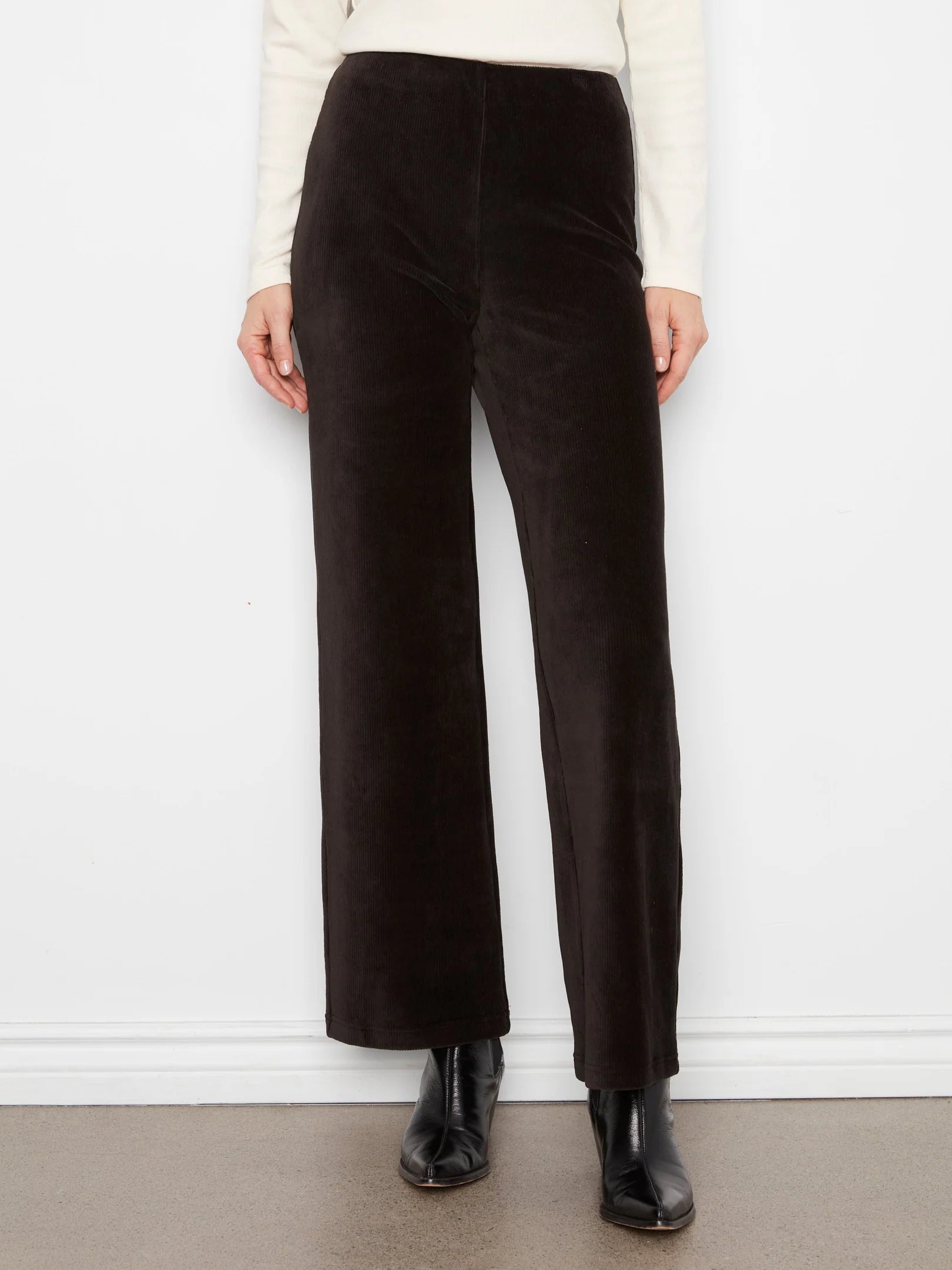 Pull On Wide Leg Corduroy