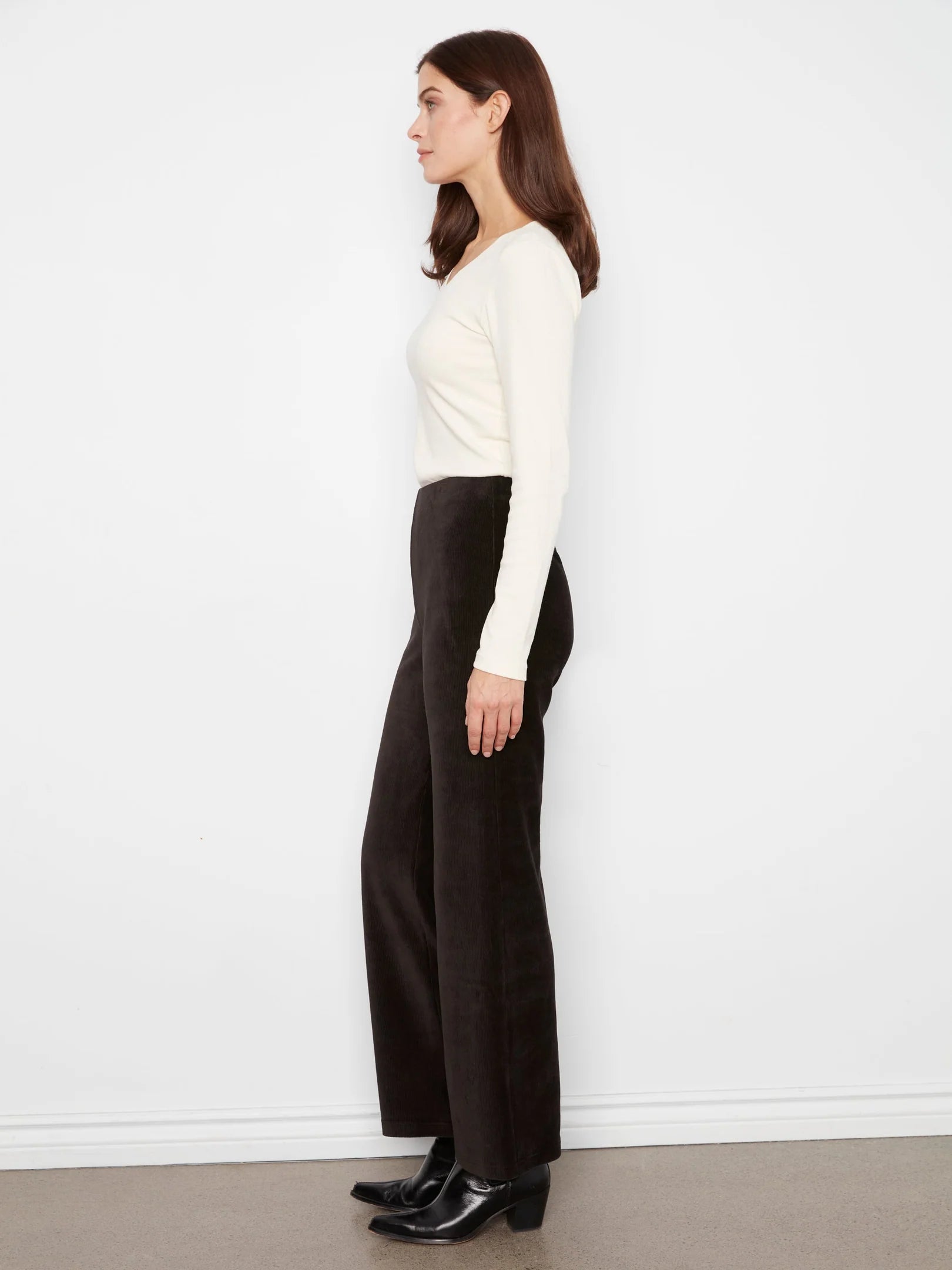 Pull On Wide Leg Corduroy