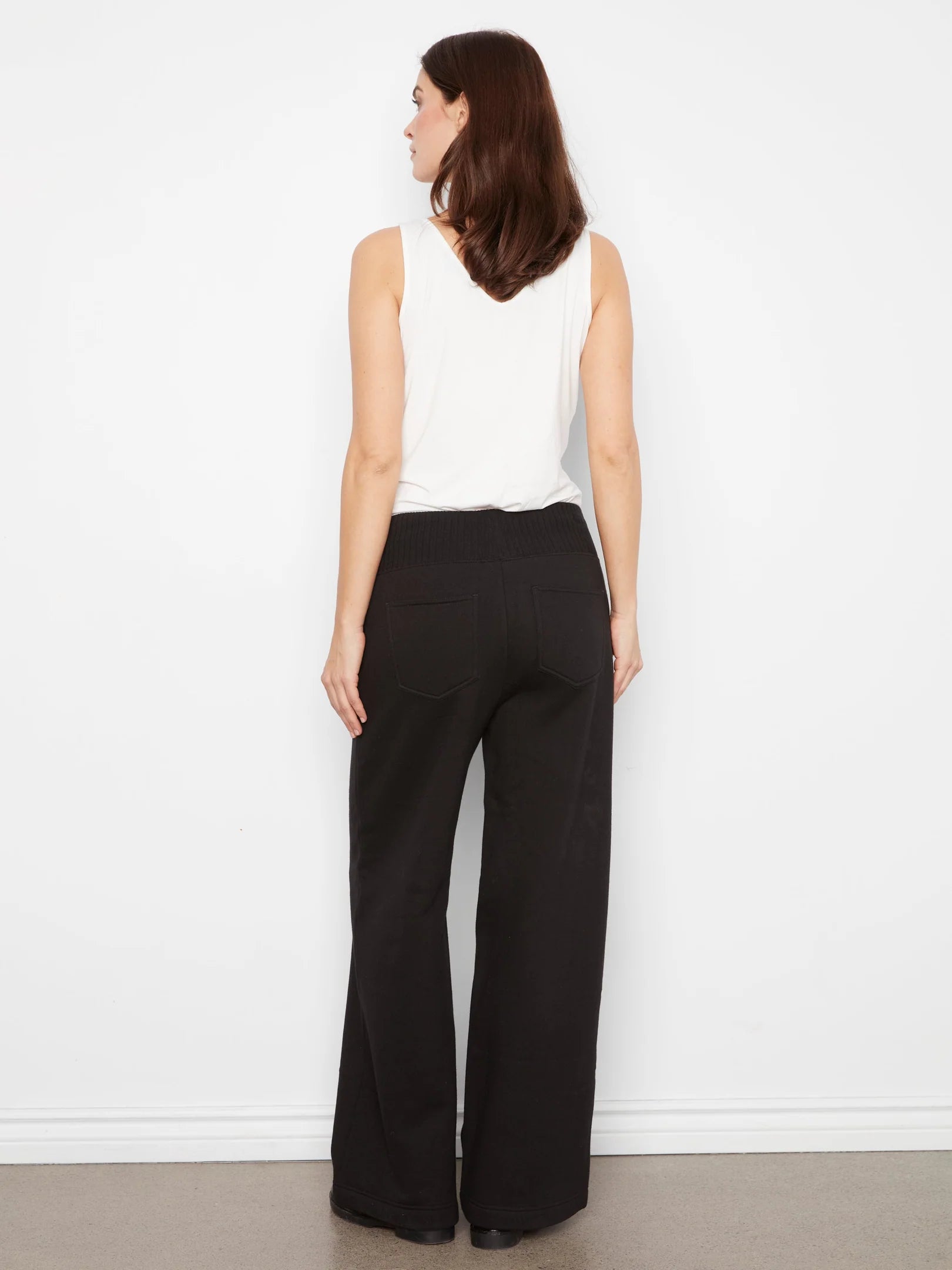 Wide Leg French Terry Pants
