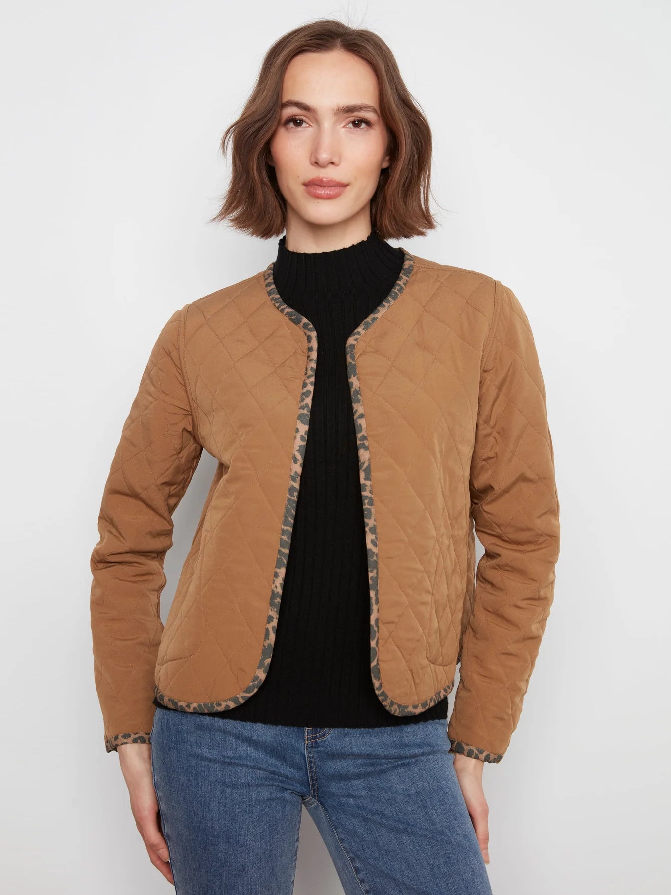 Printed Quilted Jacket