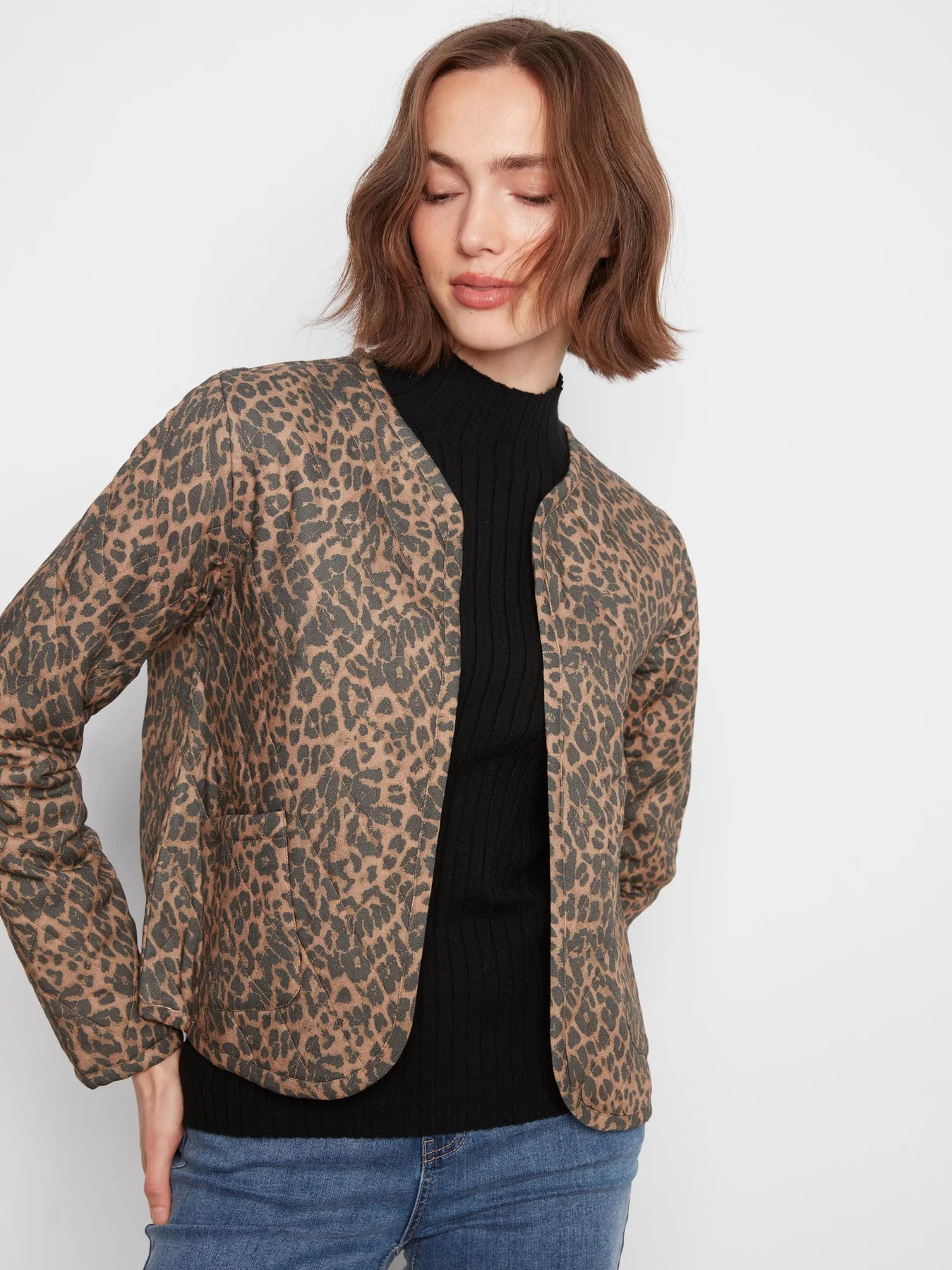 Printed Quilted Jacket