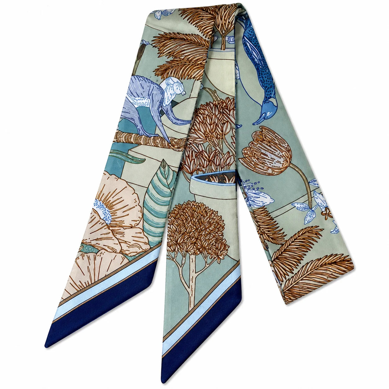 Skinny Silk Scarf YF08-T