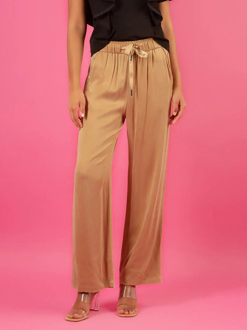 Cupro Relaxed Cut Pant