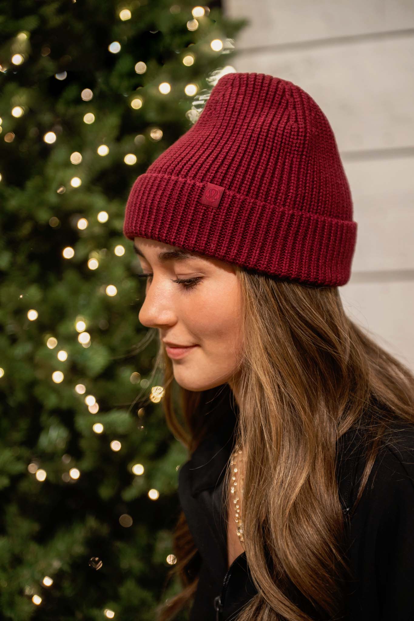 Close-Fit Wool-Blend Ribbed Knit Beanie