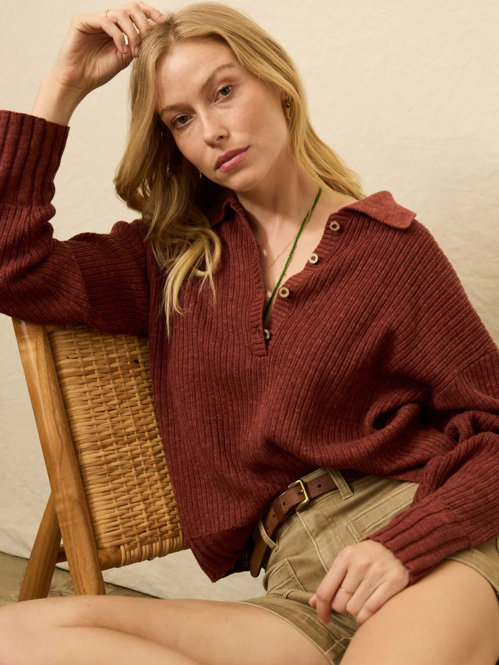 Miramar Linen Relaxed Polo