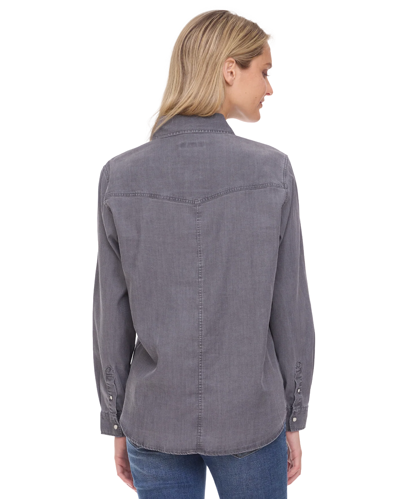 Magnolia Western Stretch Chambray Shirt