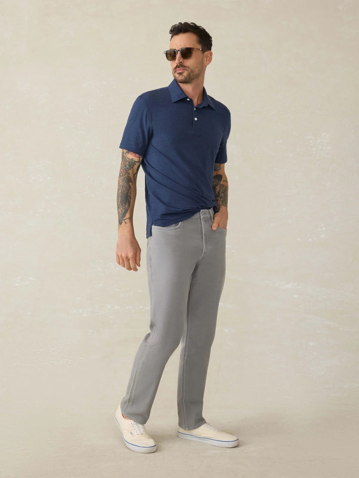 Stretch Terry 5 pocket